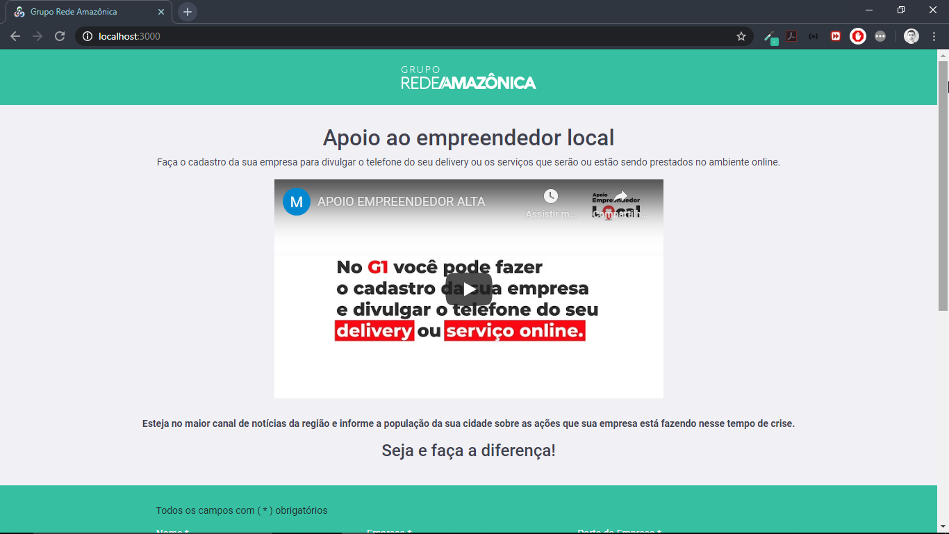 Apoio ao Empreendedor